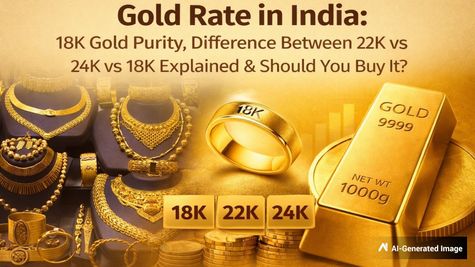 Gold Rate in India: 18K Gold Purity, Difference Between 22K vs 24K vs 18K Explained & Should You Buy It? 