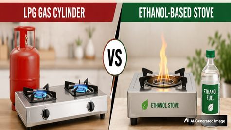 LPG Gas Cylinder vs Ethanol-Based Stove: Which is Better- Know Key Differences in Cost, Benefits, Availability