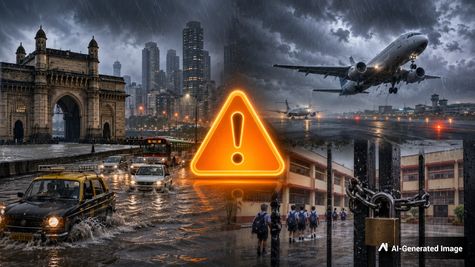 Mumbai Rains: Orange Alert On City, Thane, Raigad, Palghar; Schools Holiday Today, Indigo, Akasa Air Warnings