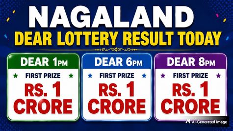Nagaland Dear Lottery Result Today 31.7.2026 1 PM 6 PM 8 PM | Lottery Sambad LIVE: Full Winners List Here