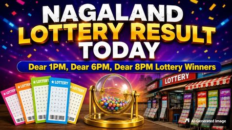 Nagaland Dear Lottery Result Today 26.7.2026 1 PM 6 PM 8 PM | Lottery Sambad LIVE Today; Full Winners List