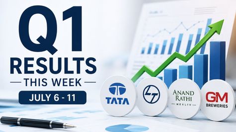 Q1 Results This Week (July 6-11): TCS, L&T Finance, Anand Rathi & More to Announce Q1FY27 Earnings