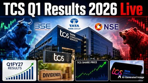 TCS Q1 Results 2026 LIVE: Tata Consultancy Services Earns Rs 13,349  Crore Income In Q1FY27; Declares Dividend