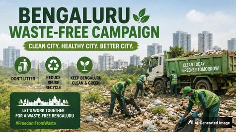Bengaluru Waste-Free Campaign: Vacant Plot Owners Get 7-Day Extension, Clean Up by August 22 or Pay Civic Bill