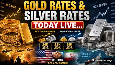 Gold Rates & Silver Rates Today (18/08/2026) LIVE: MCX Gold Fall Rs 740, Silver Price Crashes Rs 2,300