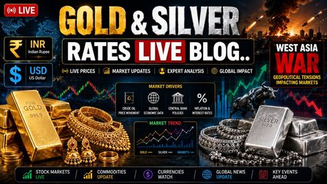 Gold & Silver Rates Today (13-08-2026) LIVE: Crash Deepens! MCX Gold Falls Rs 1,700, Silver Drops Rs 2,700