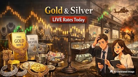 Gold Rates & Silver Rates Today (29/08/2026) LIVE: 24K Gold Price Falls By Rs 32,200 After 3% Crash In COMEX