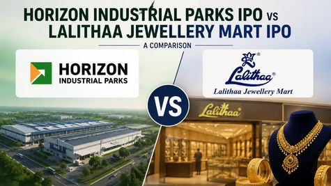 Horizon Industrial Parks IPO vs Lalithaa Jewellery Mart IPO: Day 1 Subscription Status & GMP Compared