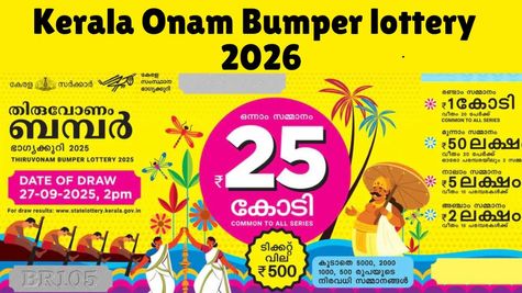 Thiruvonam Bumper 2026: When Is the Kerala Bumper Draw? Check Prize Details & Chances of a Postponement