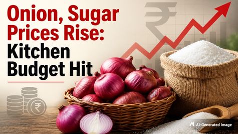 Onion Prices Soar From Rs 25 To Rs 60/Kg: Sugar Also Rises, Will Your Grocery Bill Burn a Bigger Hole? 