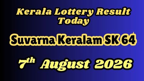 Kerala Lottery Result Today, 7th August: Suvarna Keralam SK 64 Rs. 1 Crore Winner Declared; Check Full List