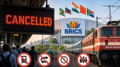 BRICS Summit 2026: Delhi Train Services Restricted Till 13 Sept; 120 Trains Affected; Check All Updates
