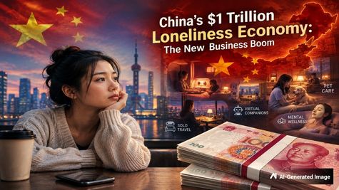 China’s $1 Trillion Loneliness Economy: AI Boyfriends, Solo Karaoke & New Businesses