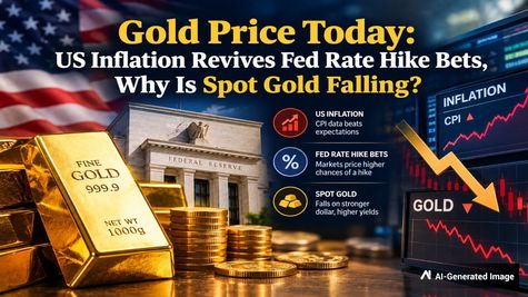 Gold Price Today: US Inflation Revives Fed Rate Hike Bets, Why Is Spot Gold Falling? 