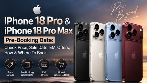 iPhone 18 Pro & iPhone 18 Pro Max Pre-Booking Date: Check Price, Sale Date, EMI Offers, How & Where To Book