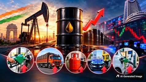 Crude Oil Price Races To $100; How Will Elevated Oil Impact Indian Stock Market, Petrol, Diesel, LPG, PNG, CNG