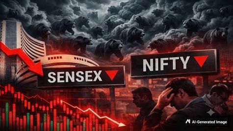 Stock Market Crash: Sensex Drops 1,130 Pts, Nifty Falls 390 Pts In 3-Days;   Why Rs 6.55 Lakh Cr Wealth Eroded
