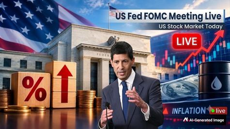 LIVE Fed FOMC Meeting Today: 25 Bps Hike Likely, Nasdaq, S&P 500 Jump; Where To Watch Kevin Warsh's Speech?