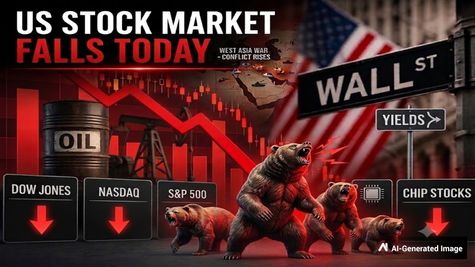 US Stock Market Crashes: Triple Digit Crude Oil Scares Dow Jones, Nasdaq, S&P 500; Chip & Tech Stocks Drag