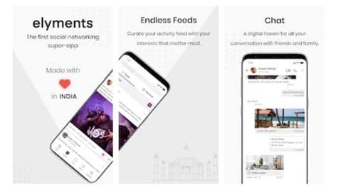 ഫെയ്‌സ്ബുക്കിനും വാട്‌സ്ആപ്പിനും പകരക്കാരന്‍, ഇന്ത്യയുടെ 'സൂപ്പര്‍ ആപ്പാവാന്‍' എലിമെന്റ്‌സ്
