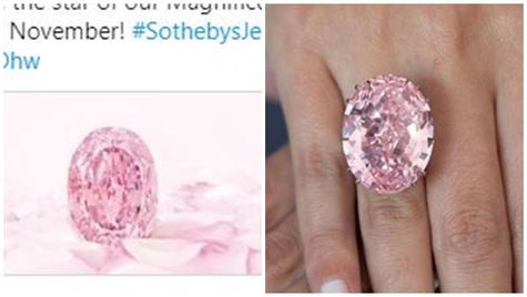 'റോസിന്റെ ആത്മാവ്'... വില 279 കോടി രൂപ! വമ്പന്‍ തിളങ്ങും വജ്രം ലേലത്തിന്