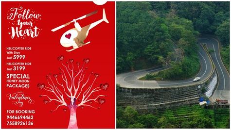 പ്രണയ ദിനത്തില്‍ വയനാട് ഒന്ന് 'പറന്ന്' കണ്ടാലോ... ഇതാ ഹെലികോപ്റ്റര്‍ റൈഡ്! വിശദാംശങ്ങള്‍...