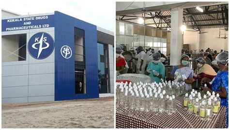 സ്വകാര്യ കമ്പനികൾ ഈടാക്കുന്നതിന്റെ മൂന്നിലൊന്ന്‌ വില, 42 ലക്ഷം ലിറ്റർ സാനിറ്റൈസറുമായി കെഎസ്‌ഡിപി