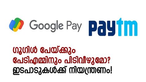 ഗൂഗിള്‍ പേയ്ക്കും പേടിഎമ്മിനുമൊക്കെ പിടിവീഴുമോ? യുപിഐ ഇടപാടുകള്‍ക്ക് നിയന്ത്രണം വന്നേക്കും