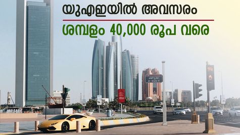യുഎഇയിലേക്ക് സർക്കാർ ഏജൻസി വഴി അവസരം; 200 പേർക്ക് ജോലി സാധ്യത; ശമ്പളം 40,000 രൂപ