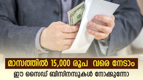 വീട്ടിലിരുന്ന് നേടാം അധിക വരുമാനം; മാസം 15,000 രൂപ വരെ സമ്പാദിക്കാൻ സൈഡ് ബിസിനസുകൾ; നോക്കുന്നോ