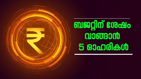 ബജറ്റിൽ തകർന്ന് ഓഹരി വിപണി, തിരിച്ച് വരവ് ഉടനുണ്ടാകും, ഇപ്പോൾ വാങ്ങാൻ 5 ഓഹരികൾ, കൂടെക്കൂട്ടുന്നോ..?