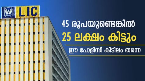 45 രൂപയുണ്ടോ പോക്കറ്റിൽ? 25 ലക്ഷം സമ്പാദിക്കാം; എൽ.ഐ.സിയുടെ ഈ കിടിലൻ പോളിസിയിൽ നിക്ഷേപിക്കാം