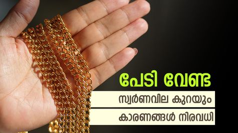 Gold Price: സ്വർണവില കണ്ട് പേടിക്കേണ്ട, കുത്തനെ കുറയുമെന്ന് വിദഗ്ധർ, കാരണങ്ങൾ നിരവധി