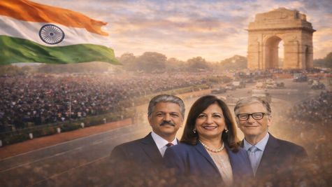 ആനന്ദ് മഹീന്ദ്ര തൊട്ട് ബില്‍ ഗേറ്റ്‌സ് വരെ; റിപ്പബ്ലിക്ക് ദിനാശംസകള്‍ നേര്‍ന്ന് വ്യവസായ പ്രമുഖര്‍