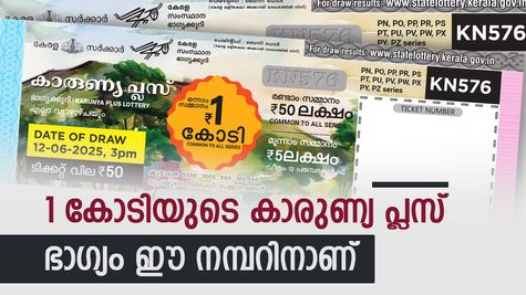 Karunya Plus KN-610 Result: 1 കോടി രൂപ കീശയിലാക്കാം, ഈ നമ്പർ കീശയിൽ വേണം, ഇതാ കാരുണ്യ പ്ലസ് ലോട്ടറി ഫലം