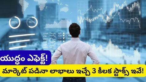 Buy or Sell: ఇరాన్-ఇజ్రాయెల్ యుద్ధం: మార్కెట్ పడినా లాభాలు ఇచ్చే 3 కీలక స్టాక్స్ ఇవే!
