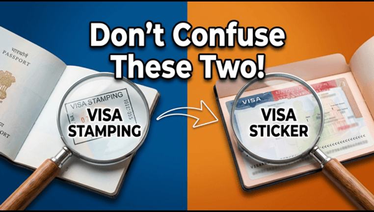 Visa Stamping Vs Visa Sticker: Crucial Differences Every Indian ...