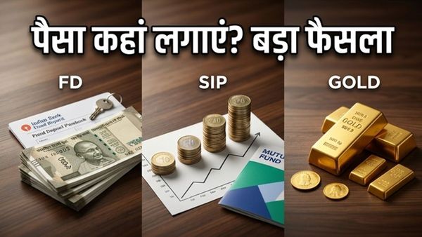 बाजार की हलचल में कहां सुरक्षित है आपका पैसा? FD, SIP या गोल्ड—क्या चुनें?