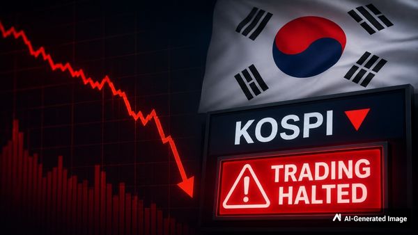 South Korea KOSPI: 8% टूटते ही थमा दक्षिण कोरिया का शेयर बाजार, KOSPI में लगा सर्किट ब्रेकर