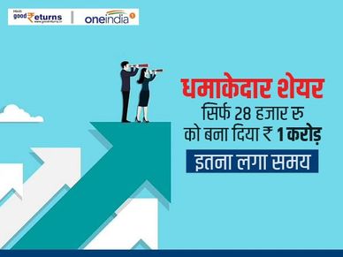 धमाकेदार शेयर : सिर्फ 28 हजार रु को बना दिया 1 करोड़ रु, इतना लगा समय