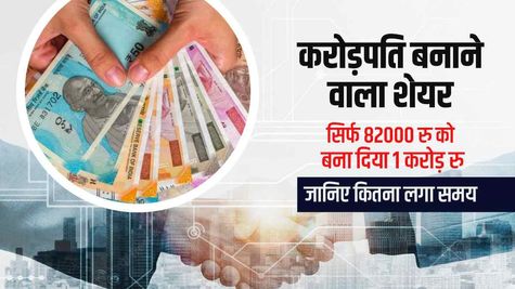 करोड़पति बनाने वाला शेयर : सिर्फ 82000 रु को बना दिया 1 करोड़ रु, जानिए कितना लगा समय