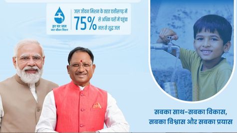 OPINION: छत्तीसगढ़ को मिलने लगा है केंद्रीय योजनाओं का लाभ, विष्णुदेव साय सरकार ने लाई जल जीवन मिशन में तेजी 