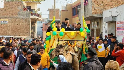 Haryana News: नारनौंद में डिप्टी सीएम दुष्यंत चौटाला का हुआ जोरदार स्वागत, कई बड़ी घोषणाएं की