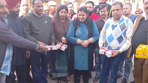 पंजाब: AAP नेता ने 21 लाख की लागत से इंटरलॉक टाइल्स से बनीं सड़कों का किया उद्घाटन, सुनीं लोगों की समस्याएं