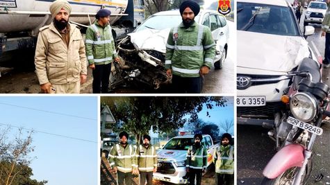 पंजाब: जीवन रक्षक बन रही फरिश्ते योजना, सड़क सुरक्षा बल बचा रहे लोगों की जान