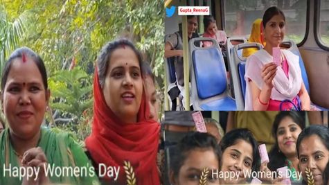 दिल्‍ली में केजरीवाल सरकार महिलाओं के लिए संचालित कर रही फ्री बस सेवा 