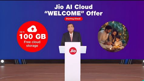 Jio यूजर्स को दिवाली गिफ्ट! नए AI क्लाउड वेलकम ऑफर का ऐलान, मिलेगा 100GB तक फ्री क्लाउड स्टोरेज