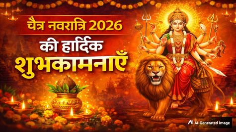 Chaitra Navratri 2026 Wishes: आज से शुरू चैत्र नवरात्रि , 9 दिन घर-घर गूंजेगी जय माता दी! शेयर करें ये मैसेज