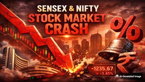 Stock Market Crash: सेंसेक्स 1700 से ज्यादा अंक टूटा, एक घंटे में 12 लाख करोड़ स्वाहा! रुपया 94 के करीब