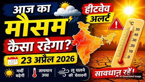 Aaj Ka Mausam: इलाहाबाद बनेगा सबसे गर्म शहर? 23 अप्रैल को दिल्ली समेत कई शहरों में Heatwave का खतरा